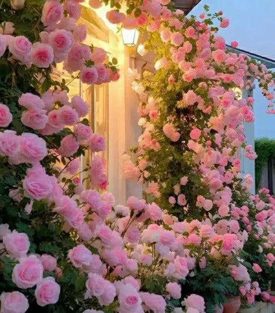 Zarte Pink Lady Rose Climbing Samen - Verwöhnen Sie Ihren Garten mit einer Prise Romantik! 🌹💖