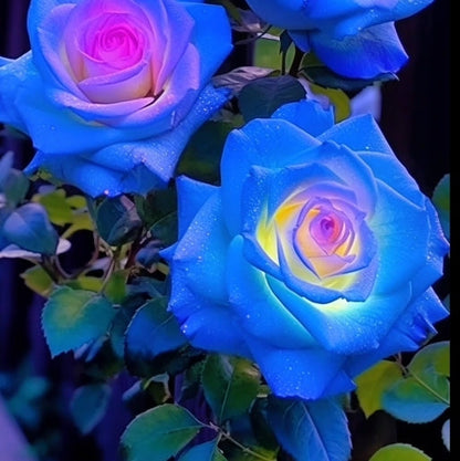 Seltene Tasche Blau Rosa Rose Samen - Verführerisch duftende Pflanzen und blühende Schönheit! 🌹💙💖