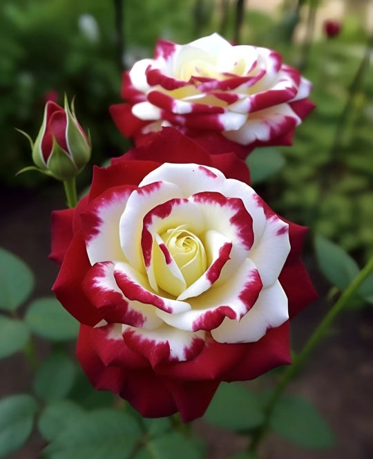 Seltene Zwillingsrosen - Zauberhafte Schönheit im Doppelpack 🌹🌹