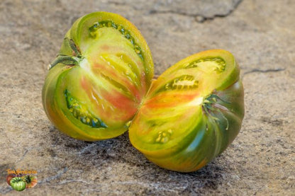 Grüne Zebra-Tomatensamen - Offene Bestäubung, gentechnikfrei, 20 Samen pro Packung: Frische Vielfalt für Ihren Gemüsegarten! 🍅🌿